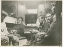 Image of Group forward in forecastle of Bowdoin